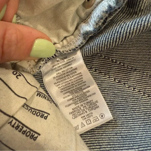 RE/DONE
MIDRISE BABY - BOOTCUT JEANS - AZZURRO - Picture 6 of 12